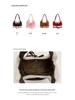 Niche Women's Lambswool Patchwork Bow Tote - Large Capacity Single Shoulder Bag 2025