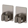 2Pcs Rust-Proof Wall Mounted Broom Stand Space Saving Mop Storage Clamp Mop Clip Rack  Household