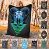 1PC Shining AllSeeing Eye Freemason Printed Blanket, Al Season Lightweigh Poster Blanket Home Office Outdoor Nap Multifunc Poster Blanketional Blanket