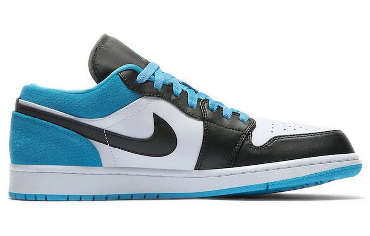 CK3022-004 Nike Air Jordan 1 Low SE "Black/Laser Blue/White" (Men's)