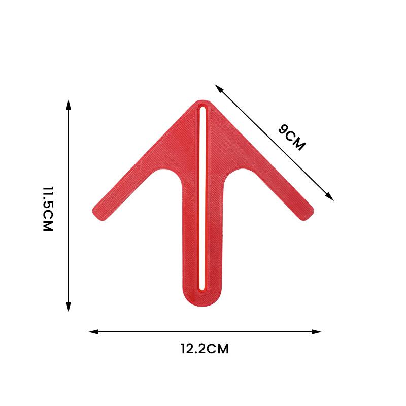 

1Pcs Center Centering Devices Woodworking Recyclable Plastic Tools Safe Materials Portable Compact Home Manual