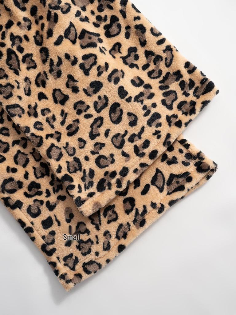 Leopardenmuster Weite Leggings - Europäischer und Amerikanischer Stil