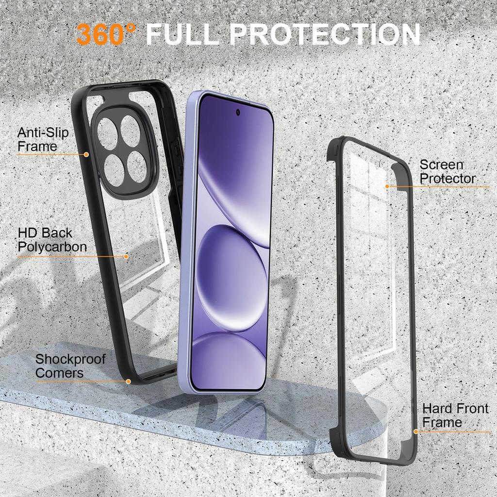 Full Body Protection Shockproof Case for Xiaomi Redmi Note 15 Pro 5G Pro+ Plus Protective Cover Screen Protector Fundas Coque