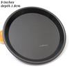 6, 7, 8, 9, 10 inches 1.6-1.9cm depth nonstick coating aluminium round shape pizza pans stones set pie pancake cheesecake mold