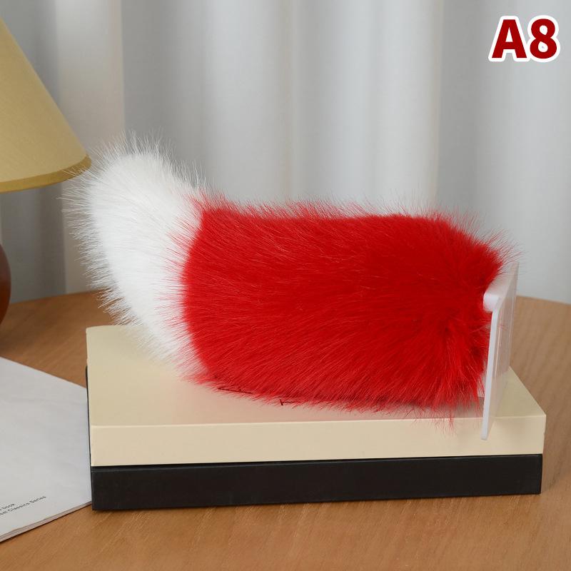 Remote Control Electric Car Tail Electric Bicycle Tail Wagging Moving Rechargeable Plush Animal Tail Auto Motorcycle Decoration