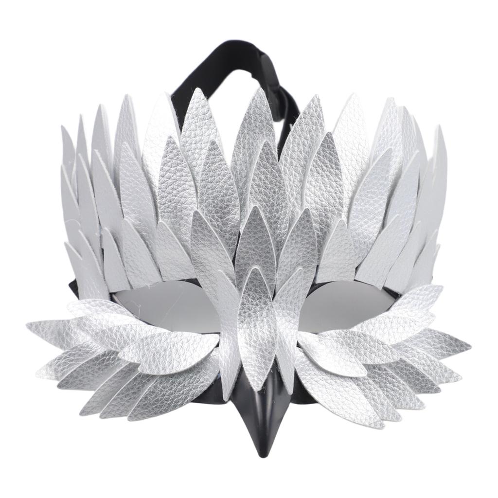 Costume Party Fun Bird Beak Mask Festival Mask Half Face Feather Mask Bird Beak Mask Lightweight Felt Material