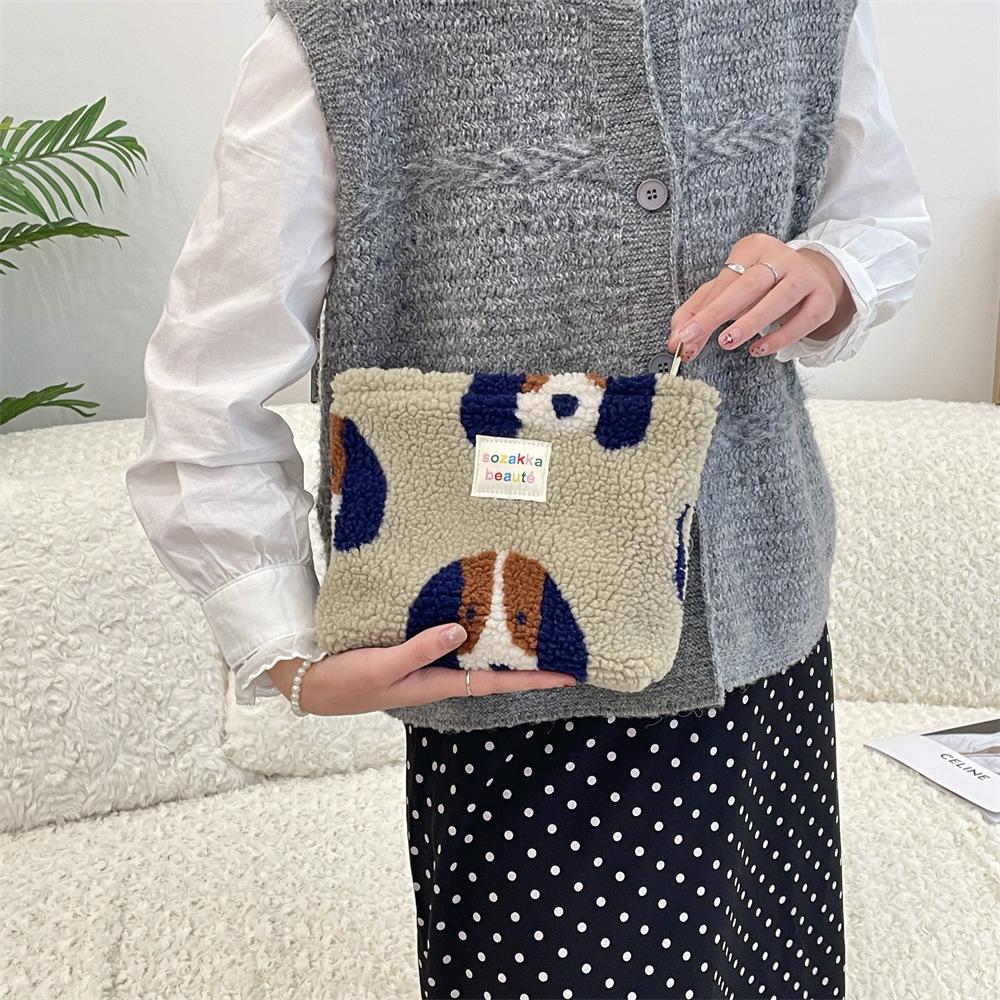 Cosmetische Tas Pouch voor Vrouwen Borduurwerk Margriet Bloemen Koreaans Reis toilettas Tas Schoonheid Make-up Pouch Organizer Etui