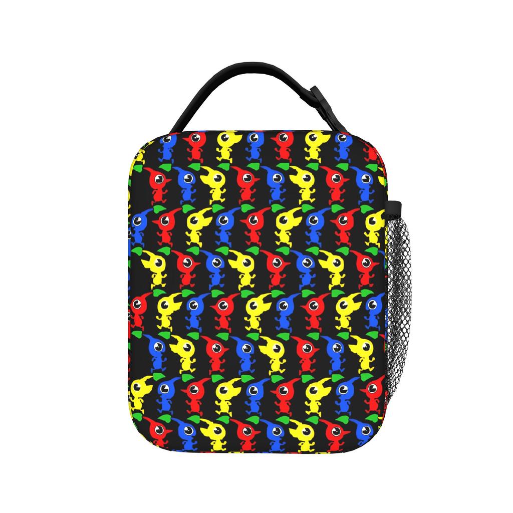 Pikmins 4 Sacs à Lunch Isothermes Portables Contenant Repas Sac Glacière Sac Fourre-tout Boîte à Lunch Travail Voyage Fille Garçon