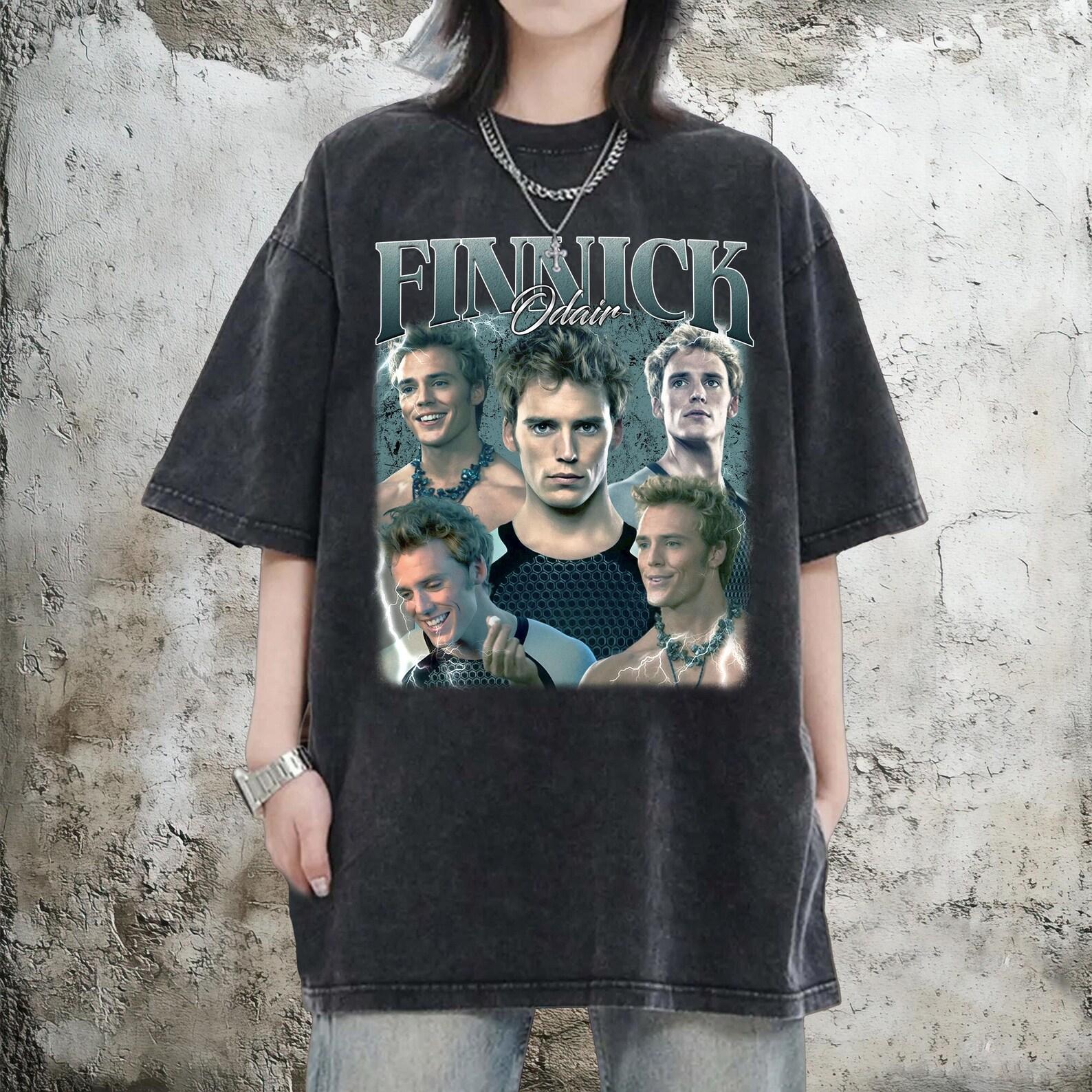 Retro 90 s Finnick Odair T-Shirt, Sam Claflin Fan Tee XL