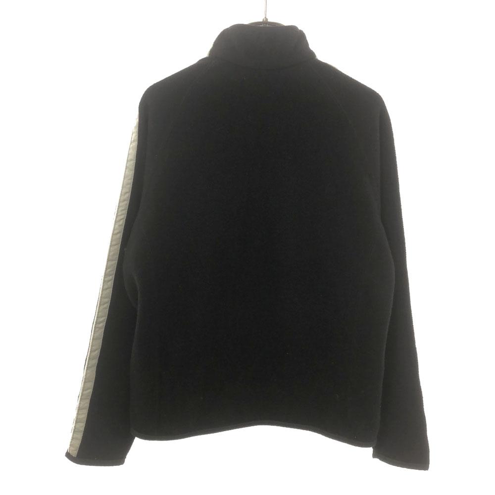 Nike Logo Embroidery Fleece Jacket M Black Women Used