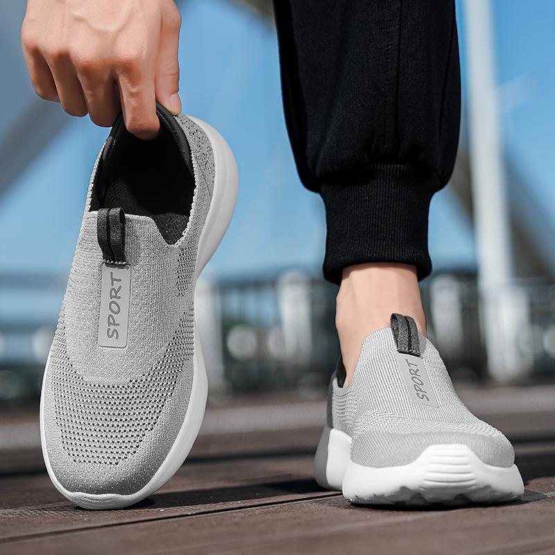 Mesh Sneakers Breathable Shoes for Men Casual Sports Shoes Comfortable Walking Shoes Simple Shoes for Men