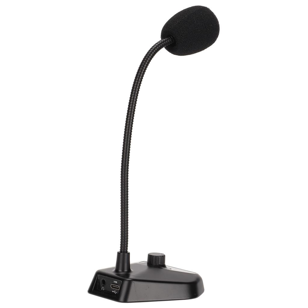 Microphone Gooseneck 360 Degree Omnidirectional Pickup Conference Computer Game Live Capacitive USB Wired Microphone