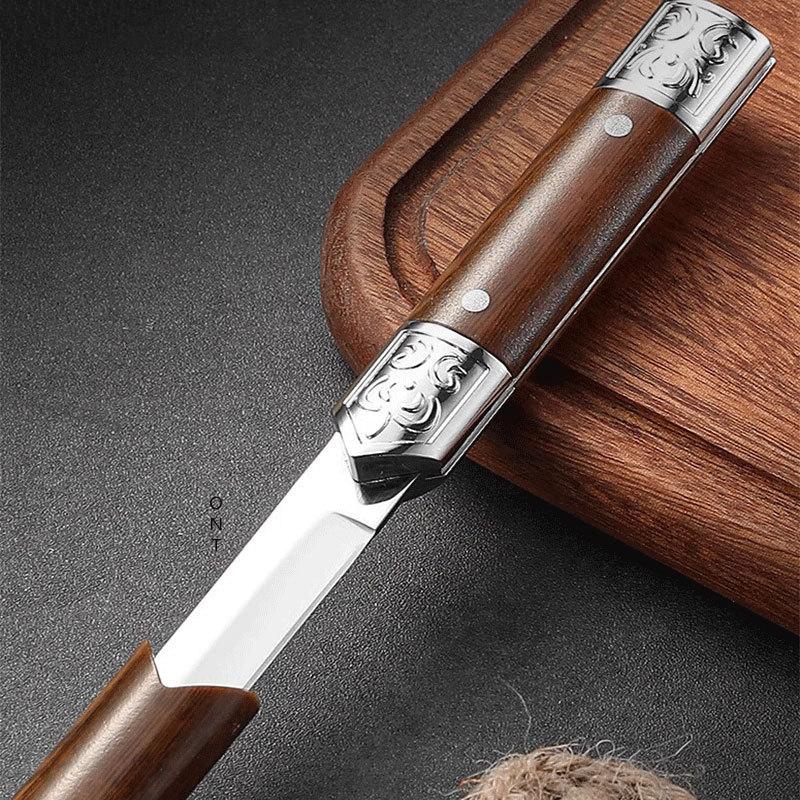 Stainless Steel Fruit Utility Knife Portable Fruit Paring Pocket Knife Household Multipurpose Vegetable Cutting Straight Knife