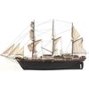 Wooden Boat Model - Endurance - 1/70 - Single Color - 75.4 X 21.6 X 44.6 Cm
