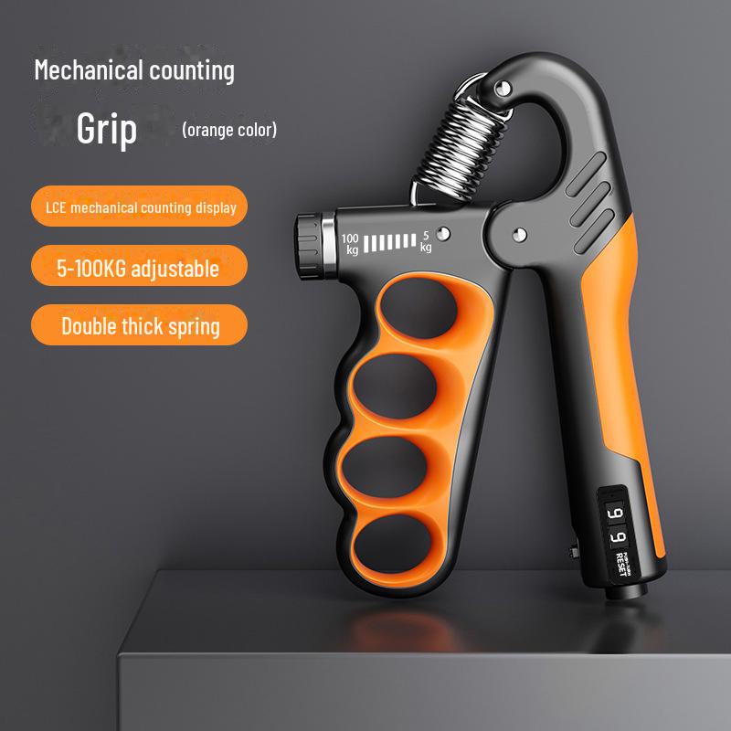 Adjustable Grip Strengthener with Electronic Counter for Hand Recovery & Fitness