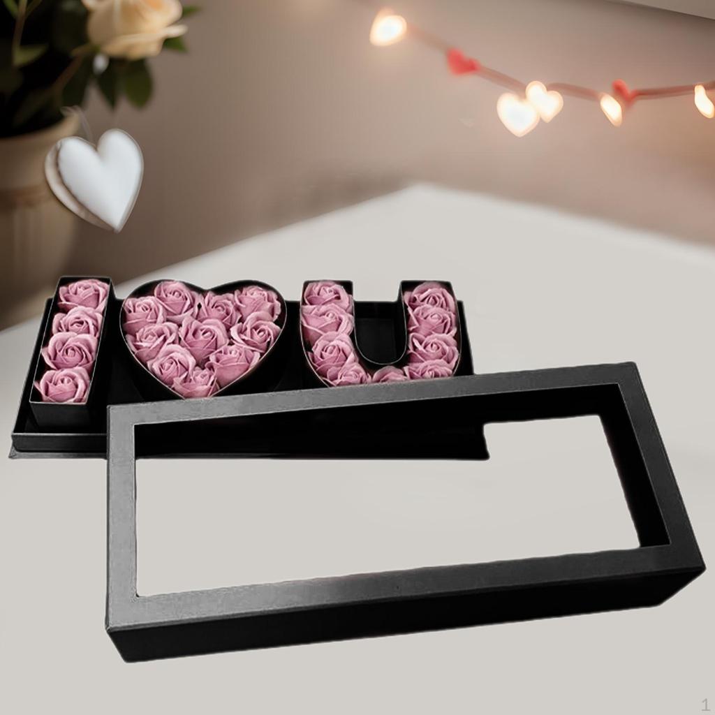 Elegant Love Letter Flower Box - DIY Gift Packaging