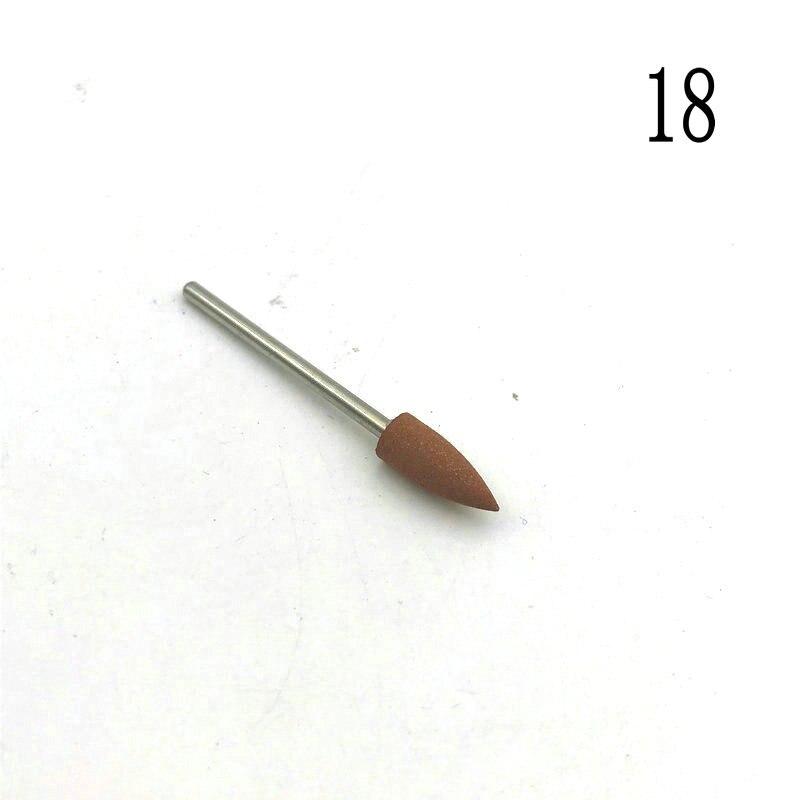 1pc Dental Rubber Silicone Polisher Nail Drill Bit Dental Silicon Rubber Burs Drill Accessories Foot Polishing Tools