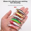 Red Tail Minnow Lure: 4.5g, 5.5cm, Floating Sound Beads, Red Eye.