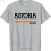 Vintage Astoria Queens NYC New York City Souvenir NY T Shirt Vintage Washed Breathable Casual Soft Versatile Streetwear