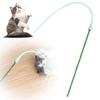 PAVIKE Mouse Tail Cat Teaser, Cat Toy, Cute Interactive Cat Toy, Wagging Tail, Stress Relief, Stimulates Hunting Instinct, Suitable for Bored Indoor