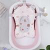 Tapis de bain pour bébé Antidérapant Doux Séchage Rapide Léger Assis et Couché Coussin de bain pour nourrisson pour nouveau-né