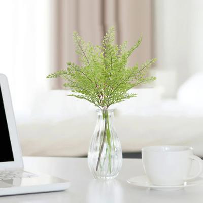 Künstlicher Farn, UV-beständig, realistisch, wiederverwendbar, für Zuhause, Hochzeit, Party, Kunstgrün, Pflanzen für drinnen und draußen, Garten