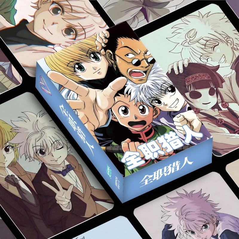 HUNTER×HUNTER Small Card Killua Zoldyck GON·FREECSS Anime Peripheral Cartoon Creativity Rounded Corner Nonrepeating Small Card