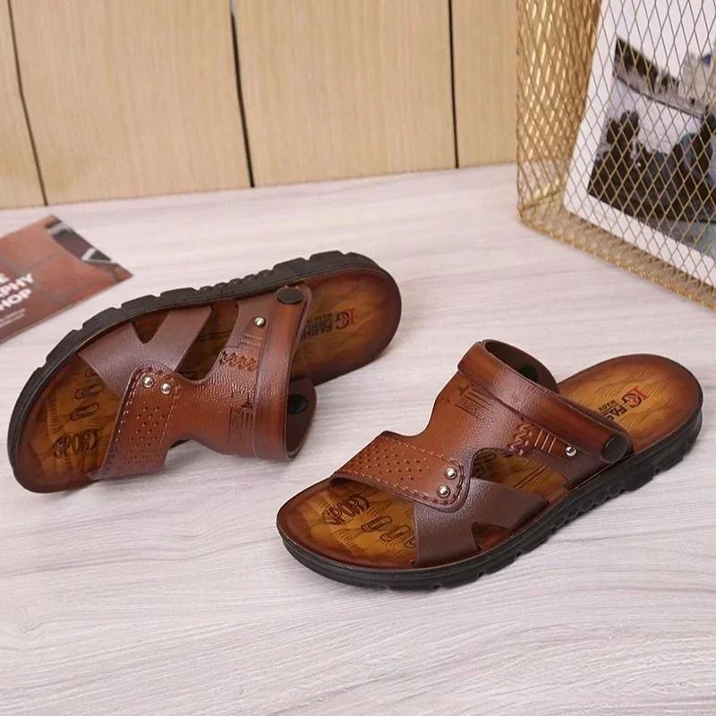 Fashion Men Sandals Non-slip Summer Flip Flops High Quality Outdoor Beach Slippers Casual Shoes Cheap Men's shoes