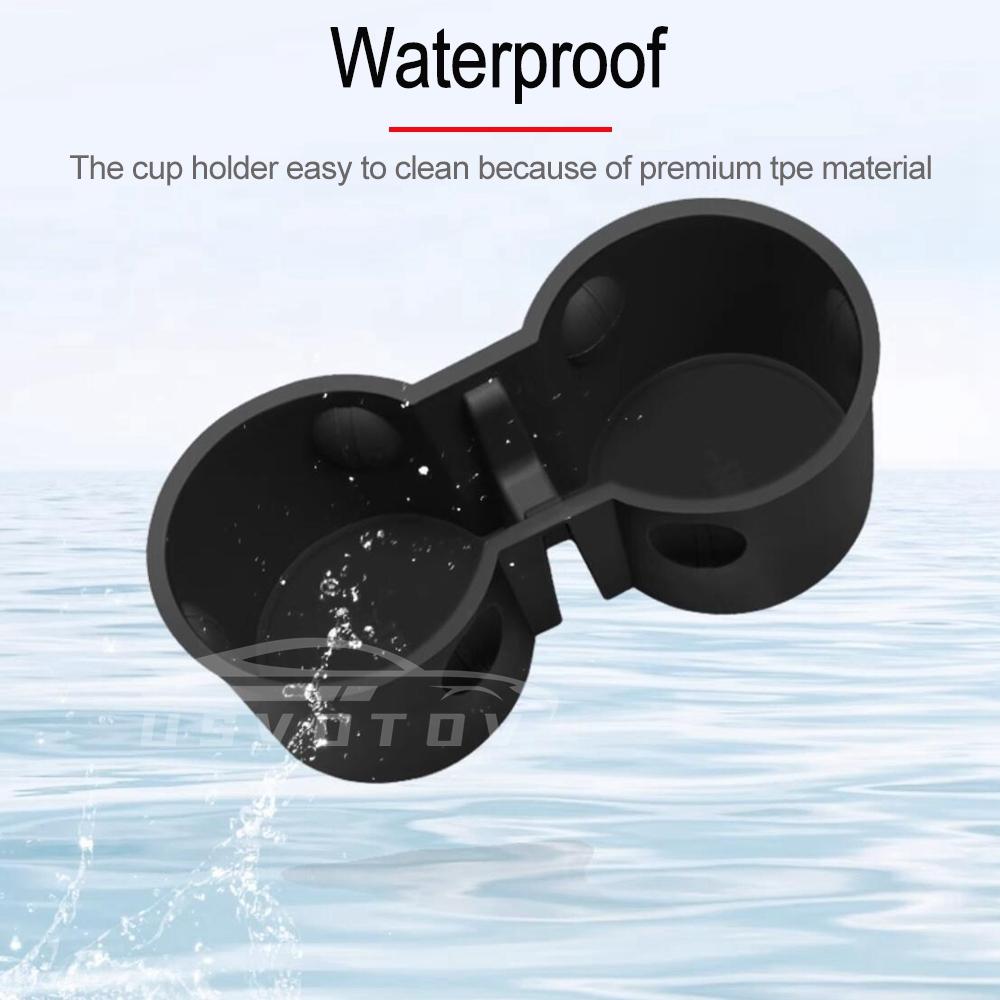 Cup Holder for Tesla Model 3 Y Highland Center Console Storage Box Armrest Organiser Non-slip Insert Phone Holder Accessories