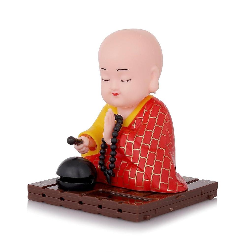 Yadava Cute Little Monk Buddha Figurine for Home Decor, Meditation & Office Desk | Small Buddha Idol for Peace, Positivity & Spiritual Corners