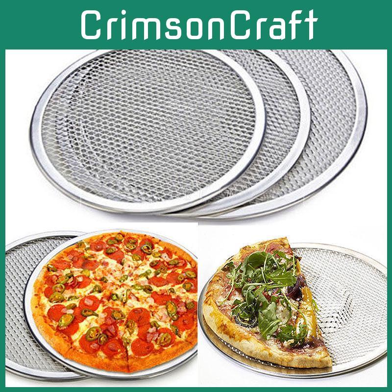 Aluminum Pizza Tray Round With Premium Material For Home Baking And Commercial Use
