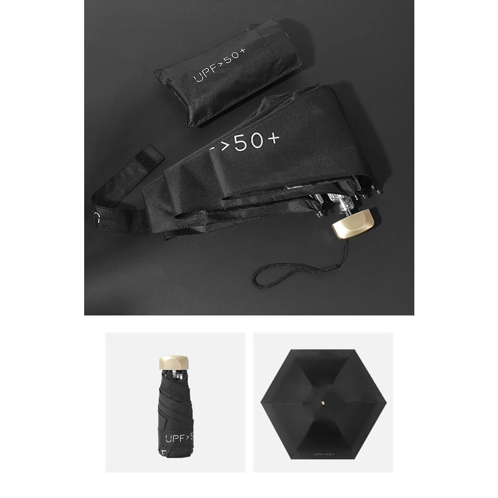

Компактный и модный мини-зонт от солнца, обеспечивает защиту от ультрафиолета - прочная конструкция с шестью костями, изготовленная из высококачественных материалов.