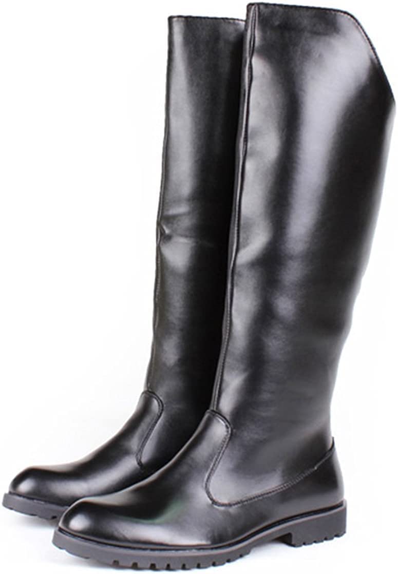 

cnstone Мужские длинные сапоги, Сапоги для верховой езды, Жокейские сапоги, Обувь для верховой езды, Военный стиль, Косплей, Мода, Вижуал-кей, Готический стиль (Размер 43/26.5см)