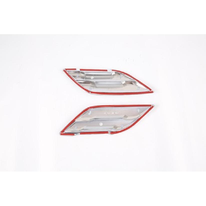 Side Fender Front Air Outlet Cover Trim For 2015- Ford F150 ABS Chrome 2pcs