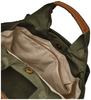 Tora Nylon DotCow Leather Tote, Size 1S, Women's, Khaki, 11714-KH, One Size