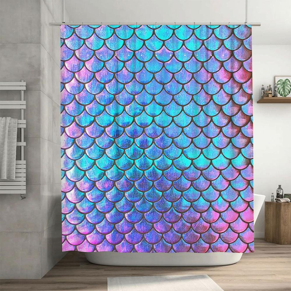 Artistic Shower Curtain Decorative Bathroom Waterproof Fabric Floral Design for Home Decoration (128 characters)