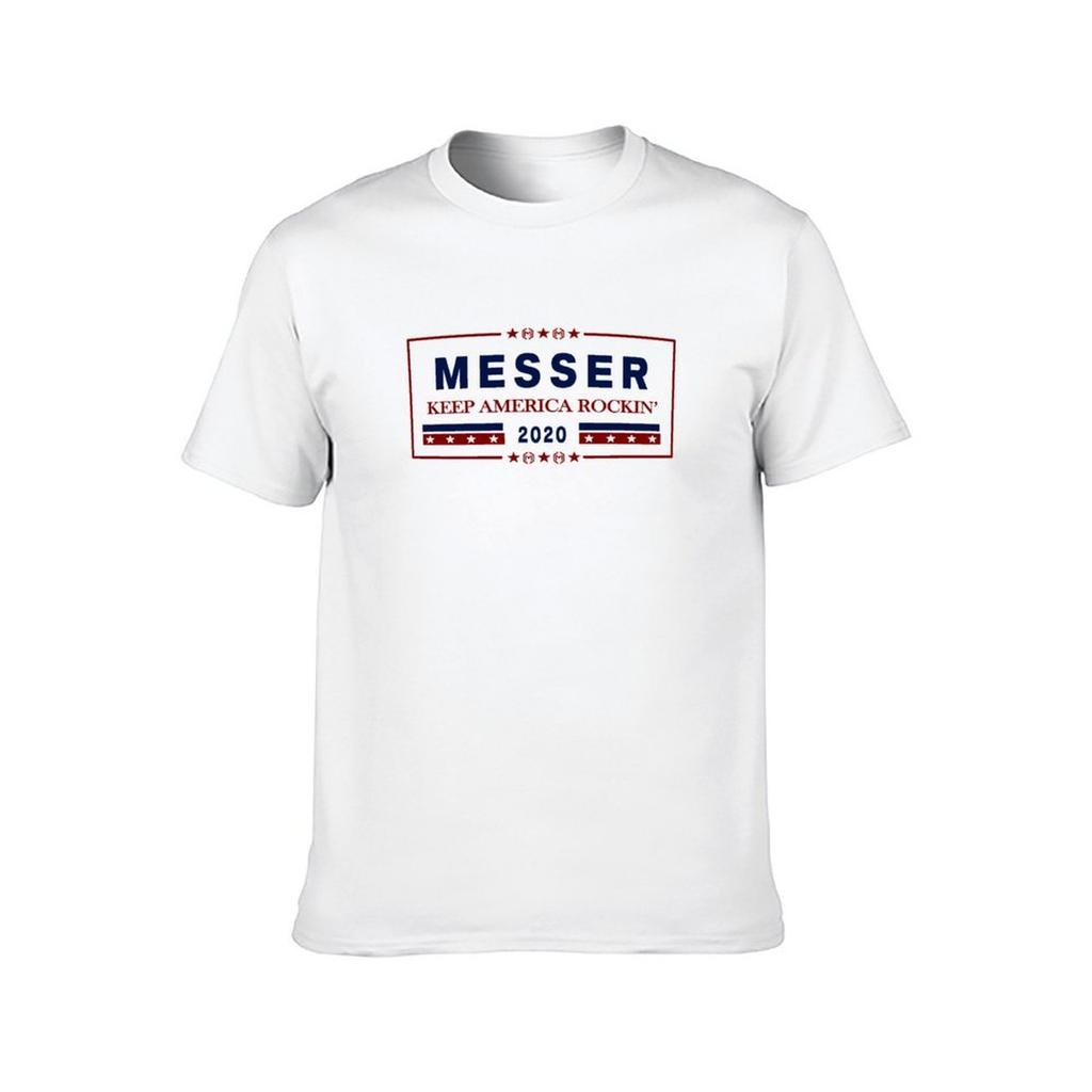Keep America Rockin with MESSER TShirt black cotton tshirt plain for man package man t shirt luxury TShirt