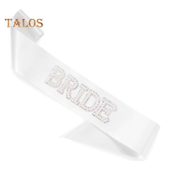 

Бретели для невесты с искусственным жемчугом и стразами, пригодные для машинной стирки, украшения для свадеб и вечеринок, стильный аксессуар для невесты белый