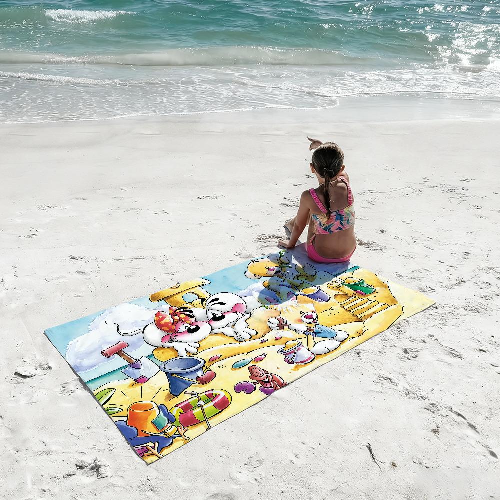 Cartoon D-Diddl Rat Towel Towels For Beaches Yoga Studios Gyms Hot Springs Swimming Pools And Picnics