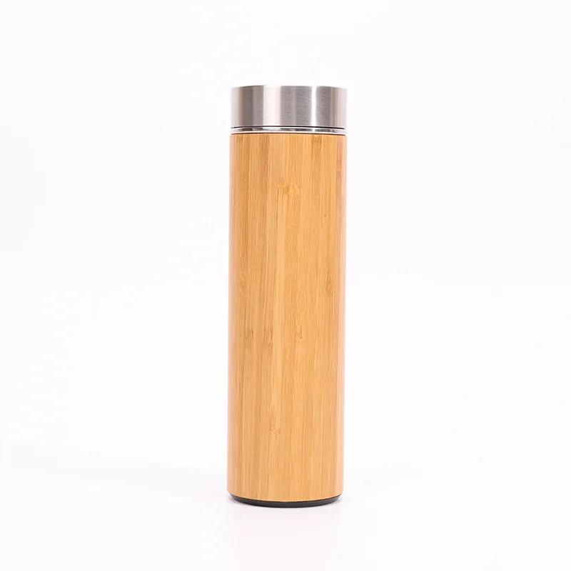Vakuum Edelstahl Bambus Thermosbecher Büro Business Teetasse Bambusschale Tasse Auto Kaffeebecher <50ml
