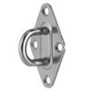 4 Types 304 Stainless Steel Boat Diamond Pad Eye Plate Marine Grade Boat Yacht Accessory