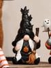 Halloween Resin Gnome Wizard Fairy Figurine for Home Bedroom Living Room Holiday Decoration