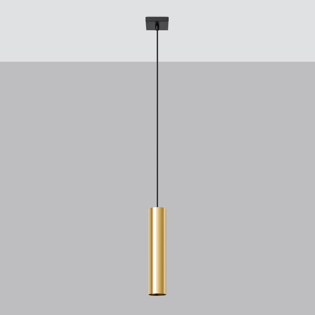 Lagos 1 Gold Gloss Hanging Lamp