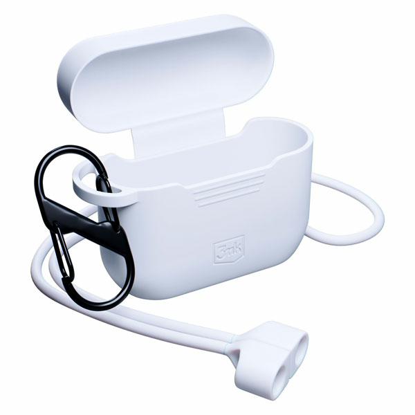 Etui 3Mk Silikon-Kopfhörerhülle Für Airpods Pro, Weiß