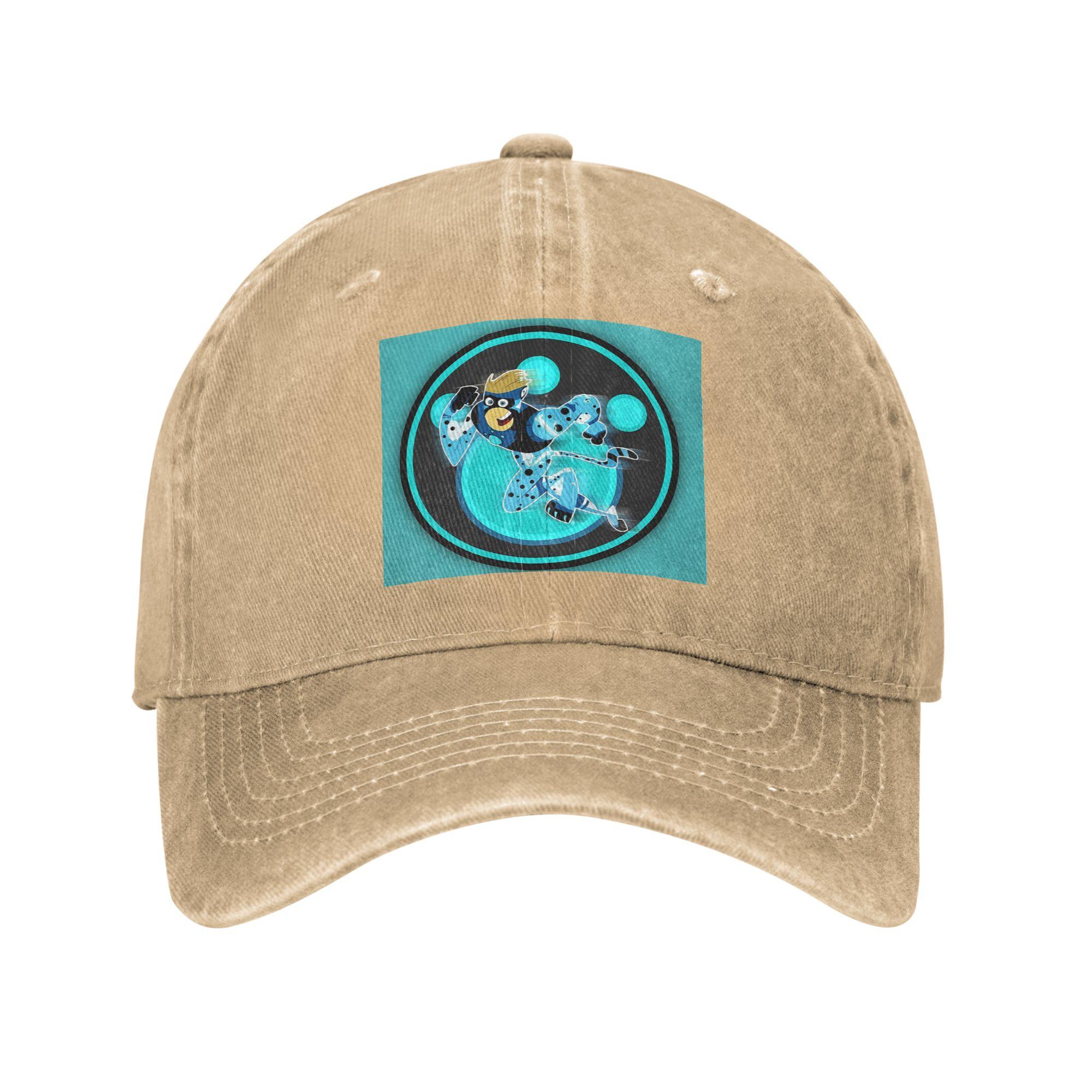 

Wild Kratts blue color Denim Cap Casual Baseball Caps Adjustable Hat Summer Unisex Baseball Hats One Size