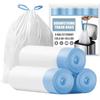 Thickened Large Drawstring Trash Bags - Home Kitchen/Student Dorm/Bathroom Use, Handheld Disposable Garbage Bags RQSL-WM-0063-3