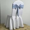 Spandex Chair Sash Ready Made Satin Ribbon Bows Chair Bands  Wedding Banquet Events Decoration