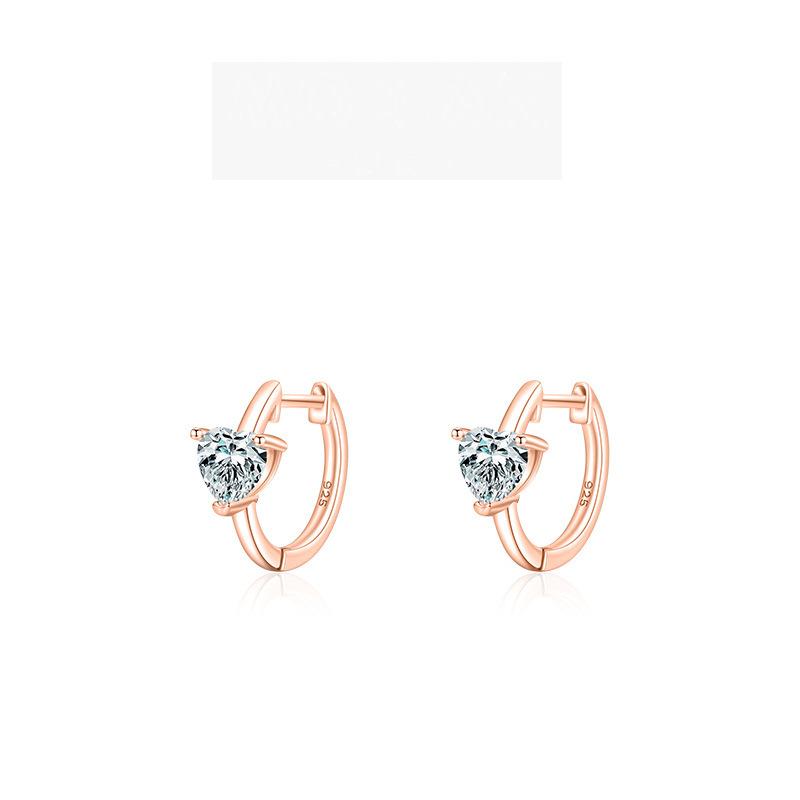 

Танциз стерлингового серебра 925 пробы циркон серьги серьги-капли для женщин подарки на свадьбу розового золота