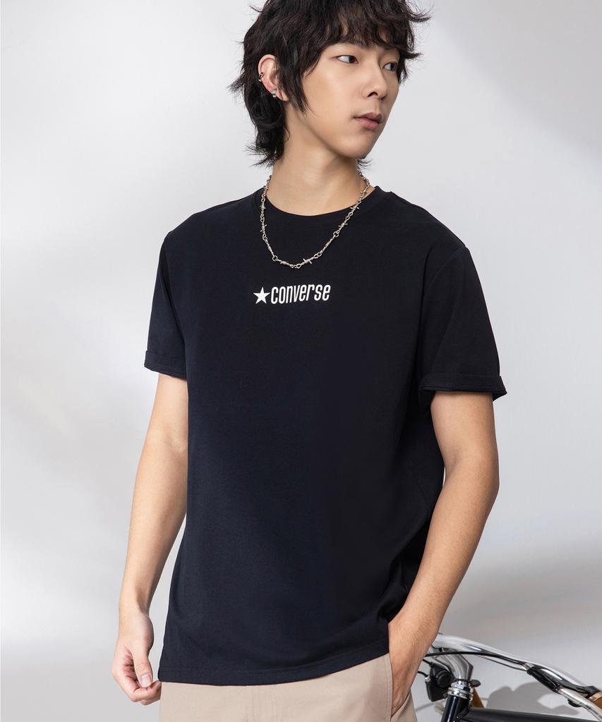 Keonbeoseu Sorona Logo Standard Fit T-Shirt Black Ucj782-023