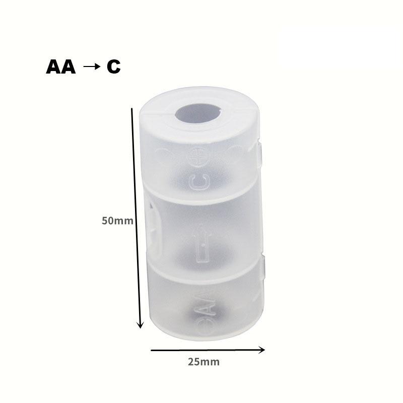 AAA/AA AAA na C/DCD Baterie AA Kombinovaná baterie plastová Úložná krabička Adaptér AAA Držák AA Pouzdro Převodníky